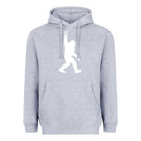 Heather Grey the mountain sasquatch Heavyweight Hoodie - artisFamous