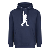 Navy the mountain sasquatch Heavyweight Hoodie - artisFamous