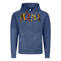 Vintage Denim halloween mama Vintage Hoodie - BundleAndBundleShop
