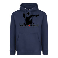 Navy ridiculousness Heavyweight Hoodie - artisFamous