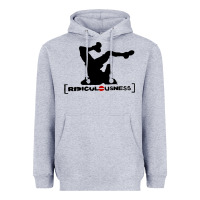 Heather Grey ridiculousness Heavyweight Hoodie - artisFamous