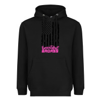 Black beautiful badass american Heavyweight Hoodie - artisFamous