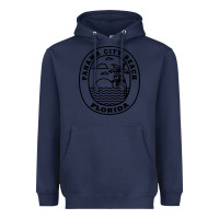 Navy panama city beach florida Heavyweight Hoodie - artisFamous