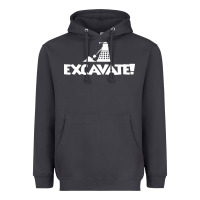 Smoke excavate funny Heavyweight Hoodie - artisFamous