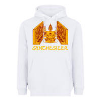 White shiva hinduism modular synthesizer synth Heavyweight Hoodie - artisFamous