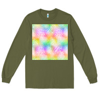 Army Green neon safari seamless pattern Long Sleeve Tee - BundleAndBundleShop