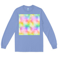 Colony Blue neon safari seamless pattern Long Sleeve Tee - BundleAndBundleShop