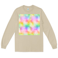 Mushroom neon safari seamless pattern Long Sleeve Tee - BundleAndBundleShop