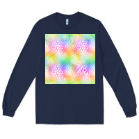 Navy neon safari seamless pattern Long Sleeve Tee - BundleAndBundleShop