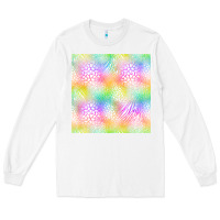 White neon safari seamless pattern Long Sleeve Tee - BundleAndBundleShop
