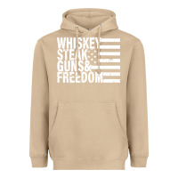 Mushroom whiskey steak guns freedom Heavyweight Hoodie - artisFamous