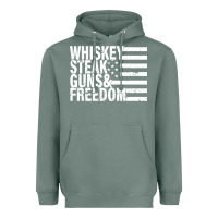 Sage whiskey steak guns freedom Heavyweight Hoodie - artisFamous
