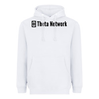 White theta network Heavyweight Hoodie - artisFamous