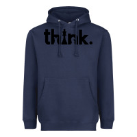 Navy think chess Heavyweight Hoodie - artisFamous