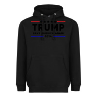 Black trump 2024 Heavyweight Hoodie - artisFamous