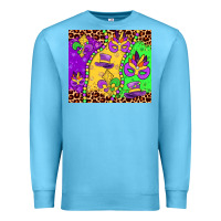Ocean Blue mardi gras Premium Sweatshirt - JahusDesignShop
