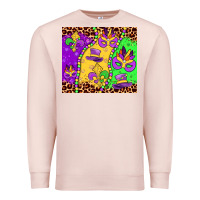 Pale Pink mardi gras Premium Sweatshirt - JahusDesignShop