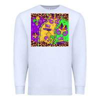 White mardi gras Premium Sweatshirt - JahusDesignShop