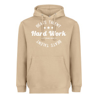 Mushroom hard work beats talent Heavyweight Hoodie - artisFamous