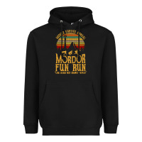 Black middle earth's annual mordor fun run Heavyweight Hoodie - artisFamous
