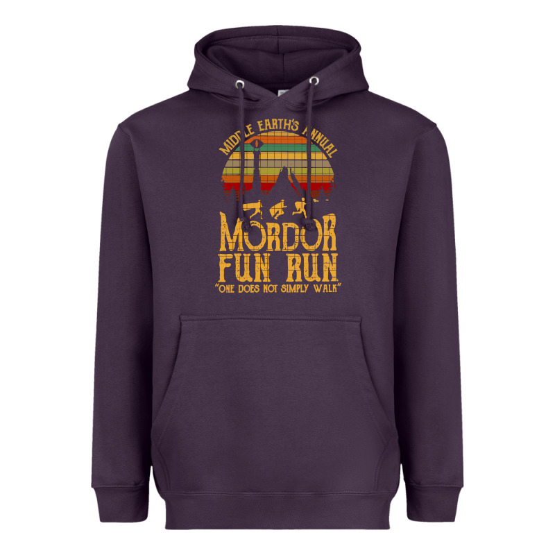Middle Earth's Annual Mordor Fun Run Heavyweight Hoodie by artisFamous | Teevron