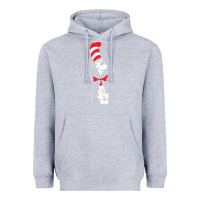 Heather Grey dr seuss the cat in the hat Heavyweight Hoodie - artisFamous