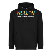 Black autism seeing the world differently Heavyweight Hoodie - artisFamous