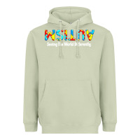 Matcha autism seeing the world differently Heavyweight Hoodie - artisFamous