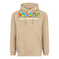 Mushroom autism seeing the world differently Heavyweight Hoodie - artisFamous