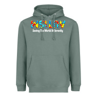 Sage autism seeing the world differently Heavyweight Hoodie - artisFamous