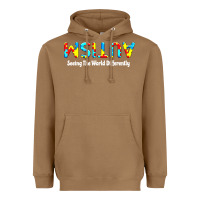 Toasted Coconut autism seeing the world differently Heavyweight Hoodie - artisFamous