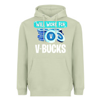 Matcha will work for v bucks youth gamer Heavyweight Hoodie - artisFamous
