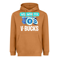 Meerkat will work for v bucks youth gamer Heavyweight Hoodie - artisFamous