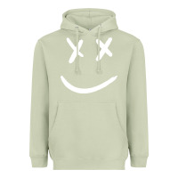 Matcha x eyed smiley face x eyes smiling Heavyweight Hoodie - artisFamous
