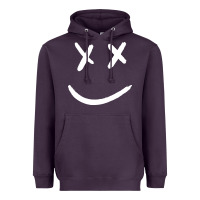 Plum x eyed smiley face x eyes smiling Heavyweight Hoodie - artisFamous