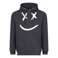 Smoke x eyed smiley face x eyes smiling Heavyweight Hoodie - artisFamous
