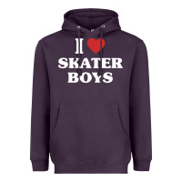 Plum i love skater boys Heavyweight Hoodie - artisFamous