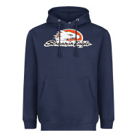 Navy the screamin eagle Heavyweight Hoodie - artisFamous