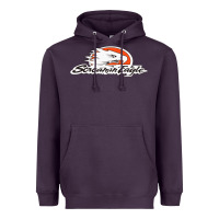 Plum the screamin eagle Heavyweight Hoodie - artisFamous