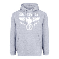 Heather Grey deutsches reich Heavyweight Hoodie - artisFamous