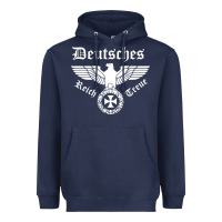 Navy deutsches reich Heavyweight Hoodie - artisFamous