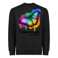 Black transformada por dios Heavyweight Sweatshirt - JahusDesignShop