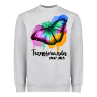 Heather Grey transformada por dios Heavyweight Sweatshirt - JahusDesignShop