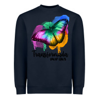 Navy transformada por dios Heavyweight Sweatshirt - JahusDesignShop