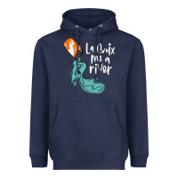 Navy la croix drink Heavyweight Hoodie - artisFamous