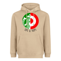 Mushroom sips and  trips Heavyweight Hoodie - artisFamous