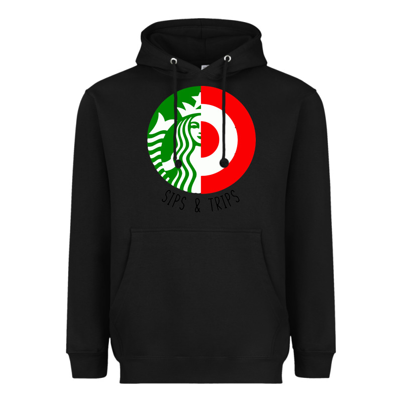 Sips And  Trips Heavyweight Hoodie by artisFamous | Teevron