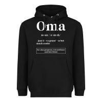 Black Oma Definition - Mother's Day Gift Heavyweight Hoodie - artisFamous
