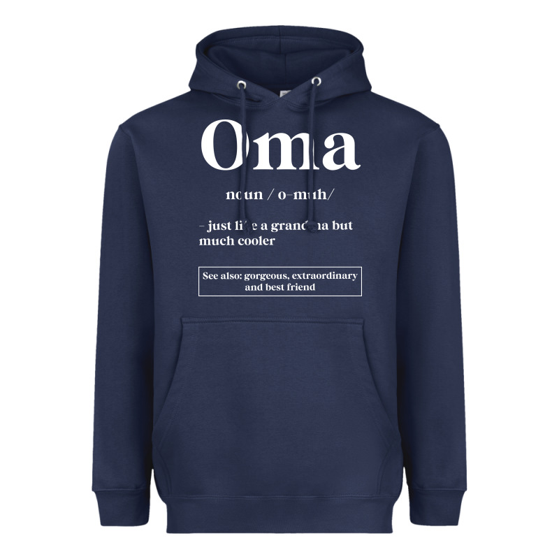 Oma Definition - Mother's Day Gift Heavyweight Hoodie by artisFamous | Teevron