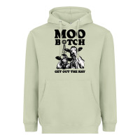Matcha Moo bitch get out the hay Heavyweight Hoodie - artisFamous